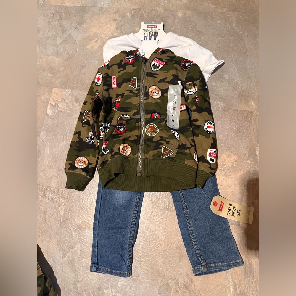 Levi’s toddler 3 piece outfit